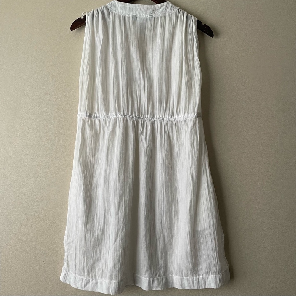 Lauren Ralph Lauren 100% Cotton Mini Dress Costal Cowgirl Beach Bridal SZ M - Picture 2 of 8